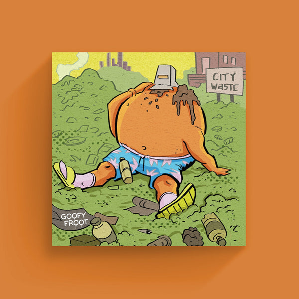 Oafish Orange - Art Print - Goofy Froot