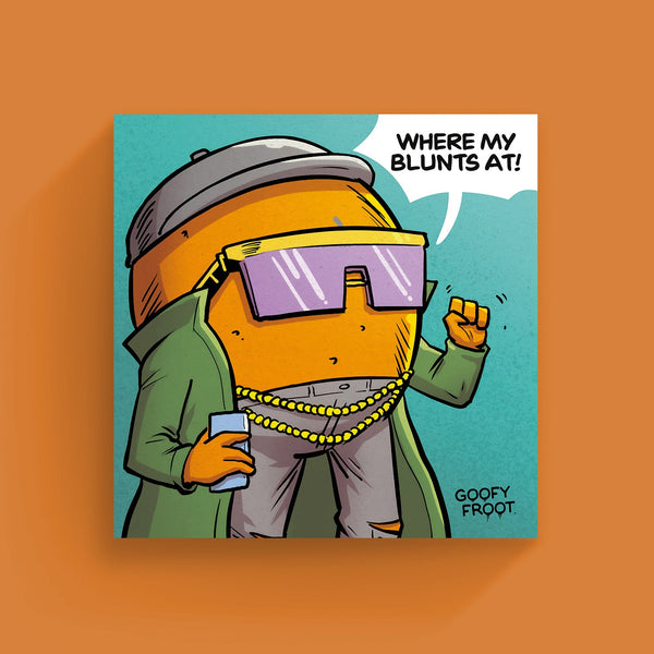 OG Orange Art Print - Goofy Froot