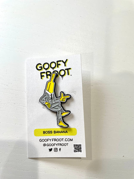 Boss Banana Enamel Pin