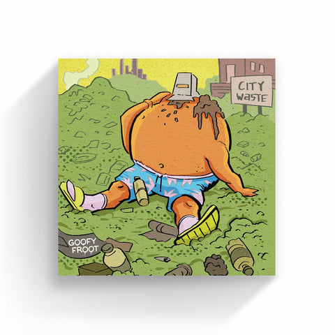 Oafish Orange - Art Print - Goofy Froot