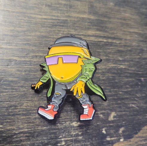 OG Orange Enamel Pin - Goofy Froot