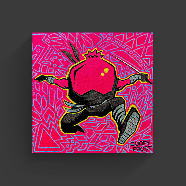 Pomegranate Ninja - Art Print - Goofy Froot