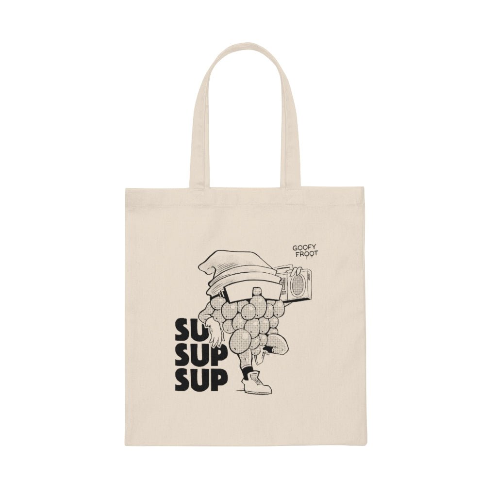 Sup Grape Canvas Tote Bag - Goofy Froot