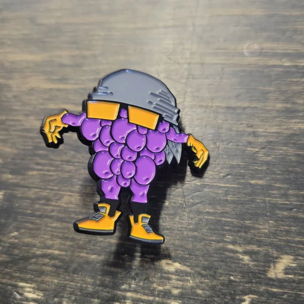 Wut Grape Enamel Pin - Goofy Froot